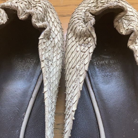 Tory Burch Reva snakeskin flats - Picture 2 of 6